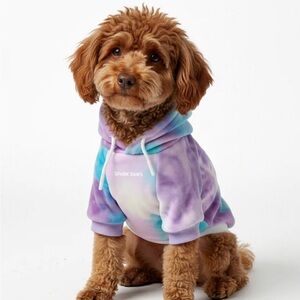 Spark Paws Tie Dye Dog Hoodie Small